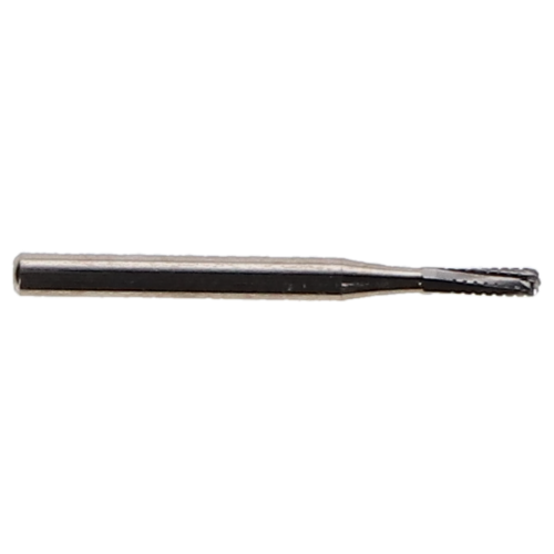 Carbide Bur, FG, # 1557, Straight Dome End Cross Cut Fissure, 1.0 mm, 100/Pk, FG1557-100