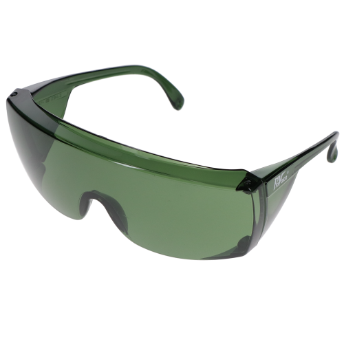 EyeSaver Sleeks Safety Eyewear, Green, 1/Pk, 18S