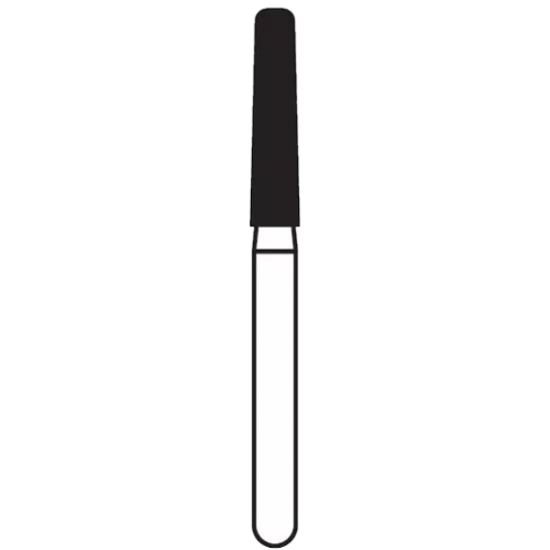 Solo Diamond Single Use Burs, FG, Modified KR Taper, # 0818.8, 1.8 mm, Coarse, Green, 25/Pk, 847KR018C