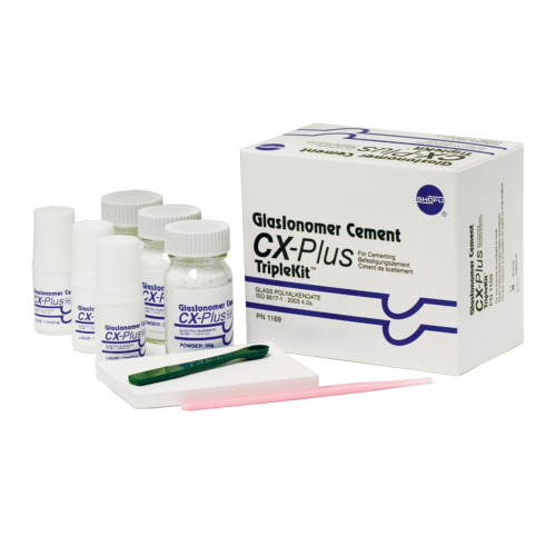 CX-Plus Glaslonomer Cement, Triple Kit, 35 g, 1/Pk, 1169