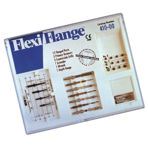 Flexi-Flange Posts, Stainless Steel, Standard Refill, 10/Pk