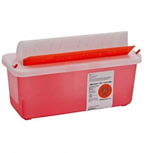 Mailbox Sharps Container, 5 Qt, Red, 20/Ca, 85131
