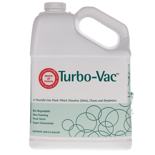 Turbo-Vac Line Flush Concentrated Liquid Cleaner, 1 Gal, Pleasant Fresh, 1/Pk, 5050-1