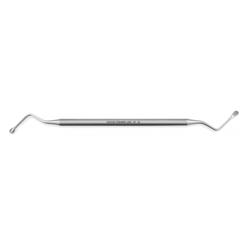 Surgical Curette, Lucas Alveolar, Double-End, Octagonal Handle, 1/Pk