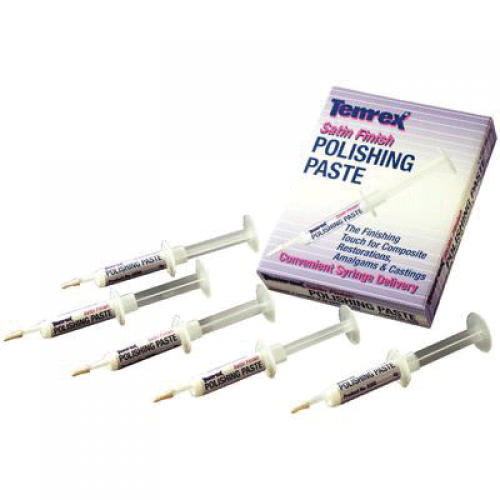 Satin Finish Polishing Paste, Syringe, 4 g, 5/Pk, 5200