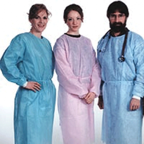 Isolation Gowns with Elastic Cuffs, 50/Pk