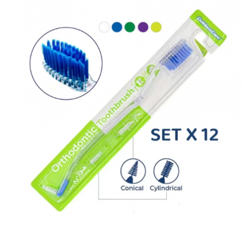 Orthodontic Toothbrush Double Extreme Set x 12