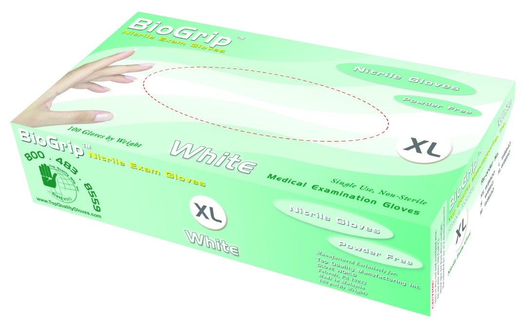 bio grip nitrile gloves